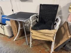 Utebord + 2st stolar